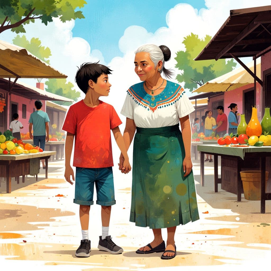 Cover for ¿Por qué mi abuela usa un rebozo en el mercado? Un día de colores y tradición en México
