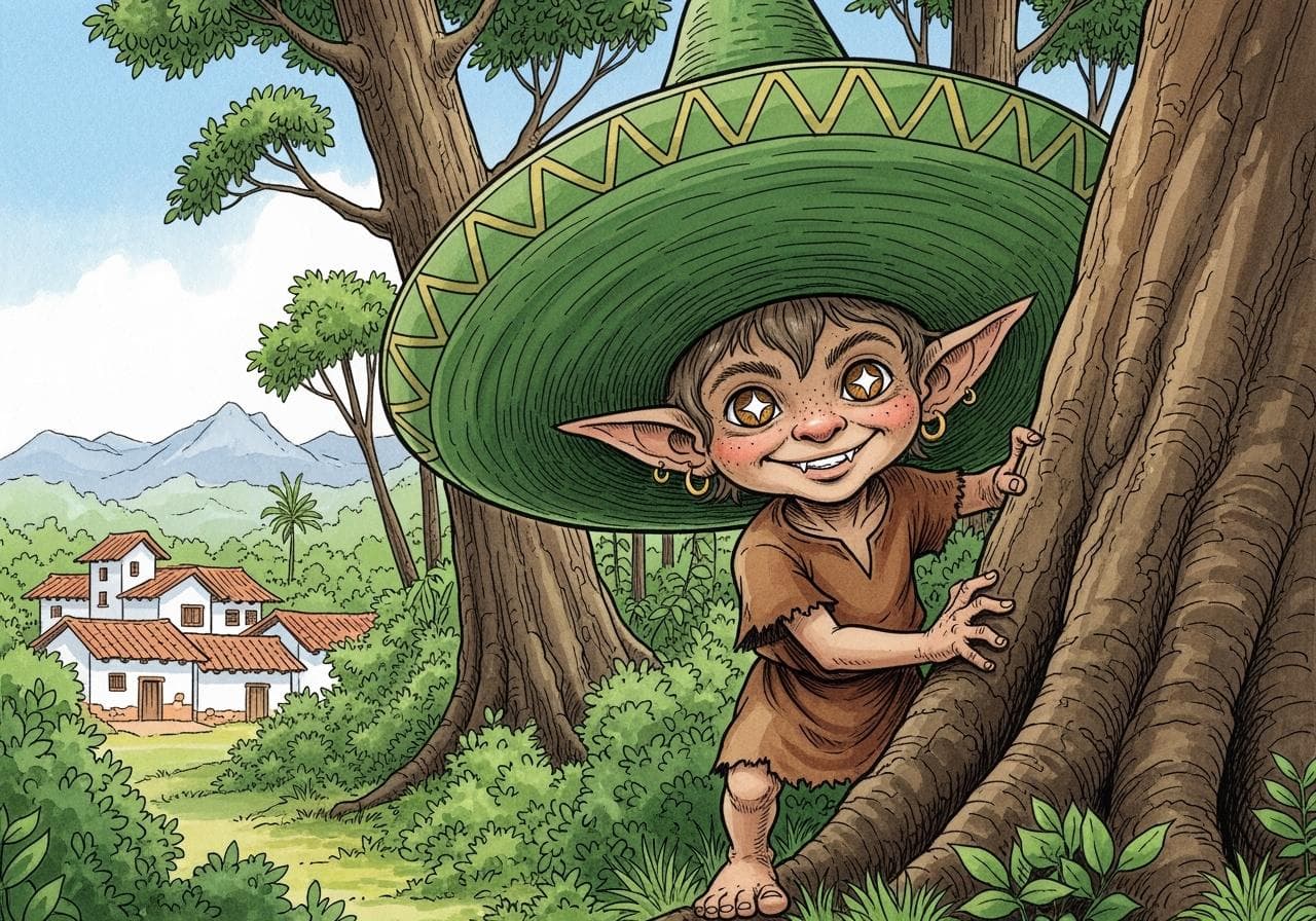 Cover for ¿Por qué el 'Duende' esconde los dulces en el bosque de Colombia? Una noche de juegos.