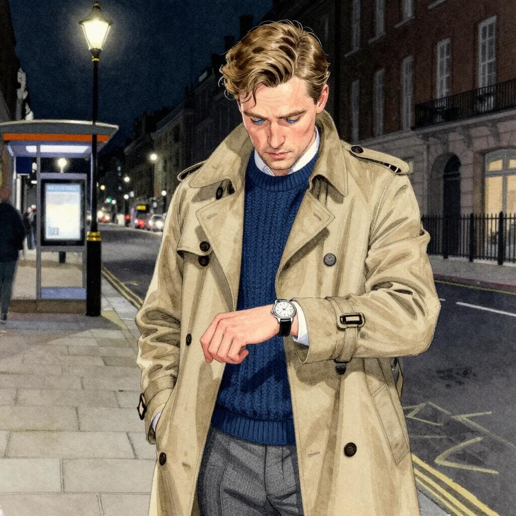 The Midnight Bus to Notting Hill — A0 English story for learners