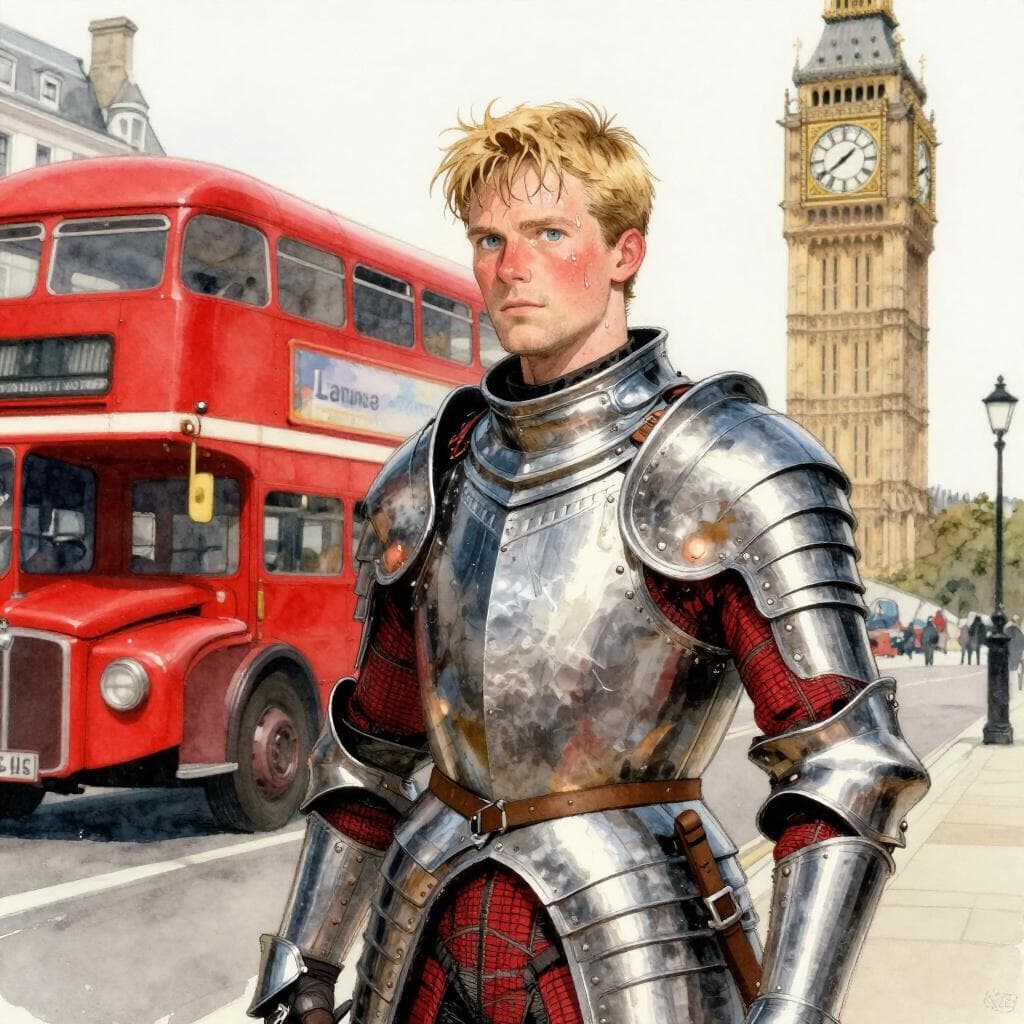 The Knight in the London Marathon — A0 English story for learners