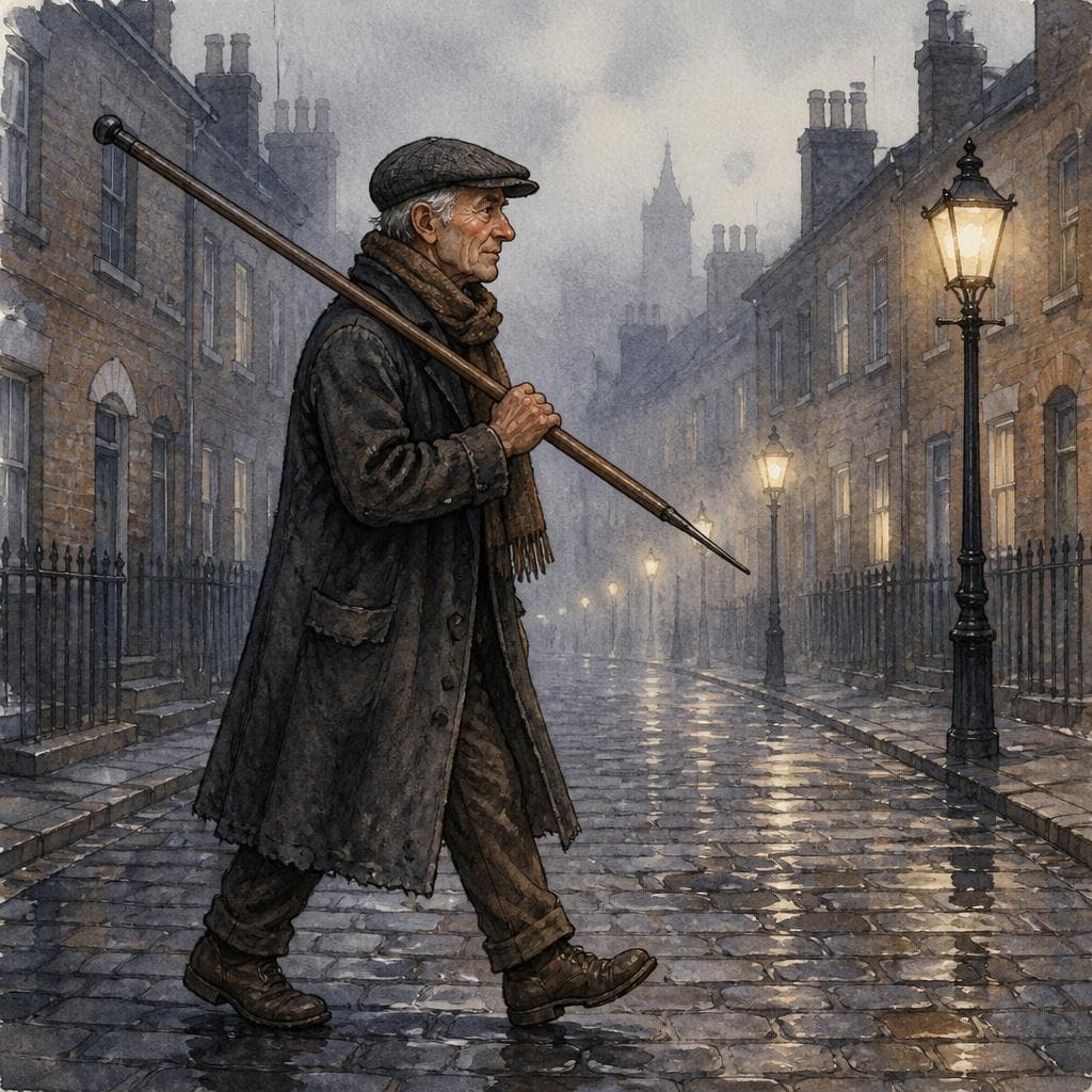 The Last Window Tapped by the Knocker-up — A2 History English story
