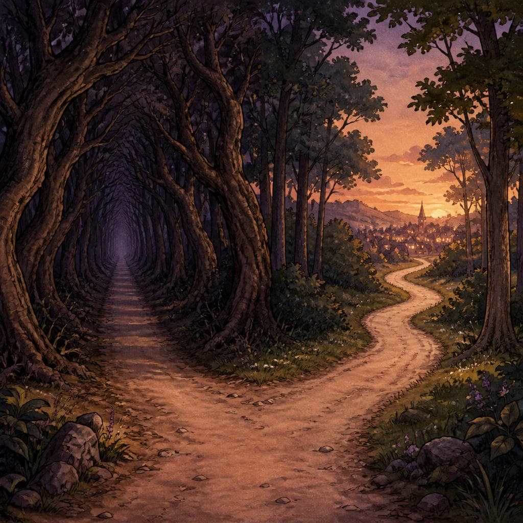 The Bride Who Walked the Wrong Road Home — A2 Myths & Legends English story