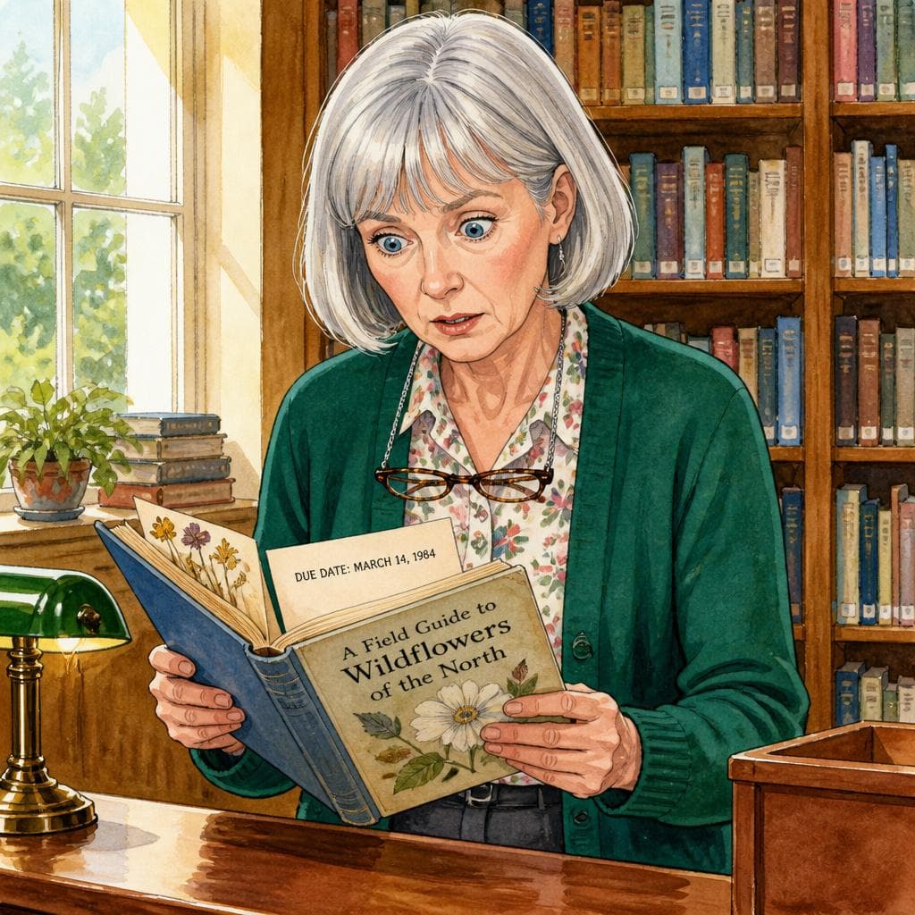 The Library Book Returned After Forty Years — A2 Daily Life English story