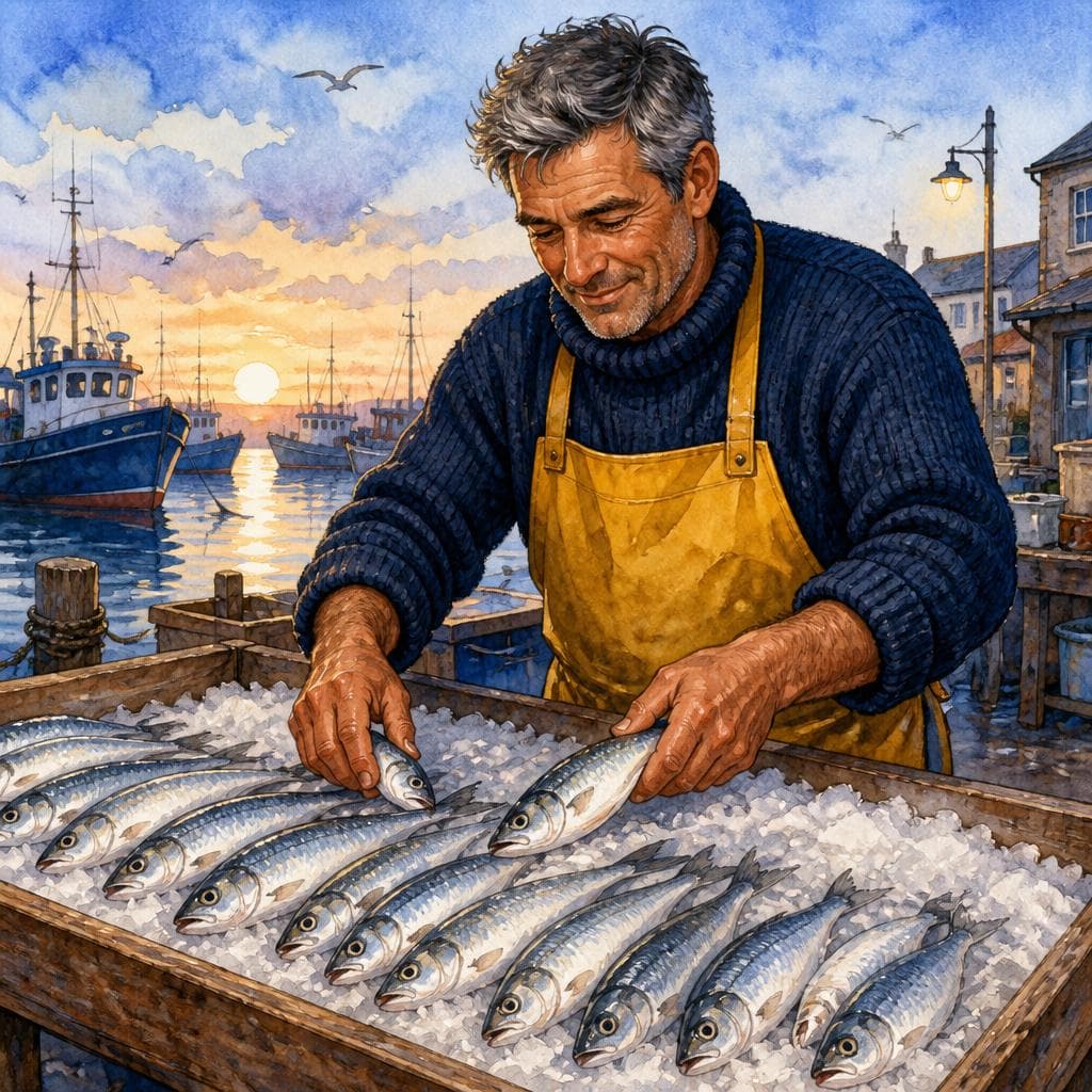 The Fishmonger Who Refused the Catch of the Day — A2 Food & Cuisine English story