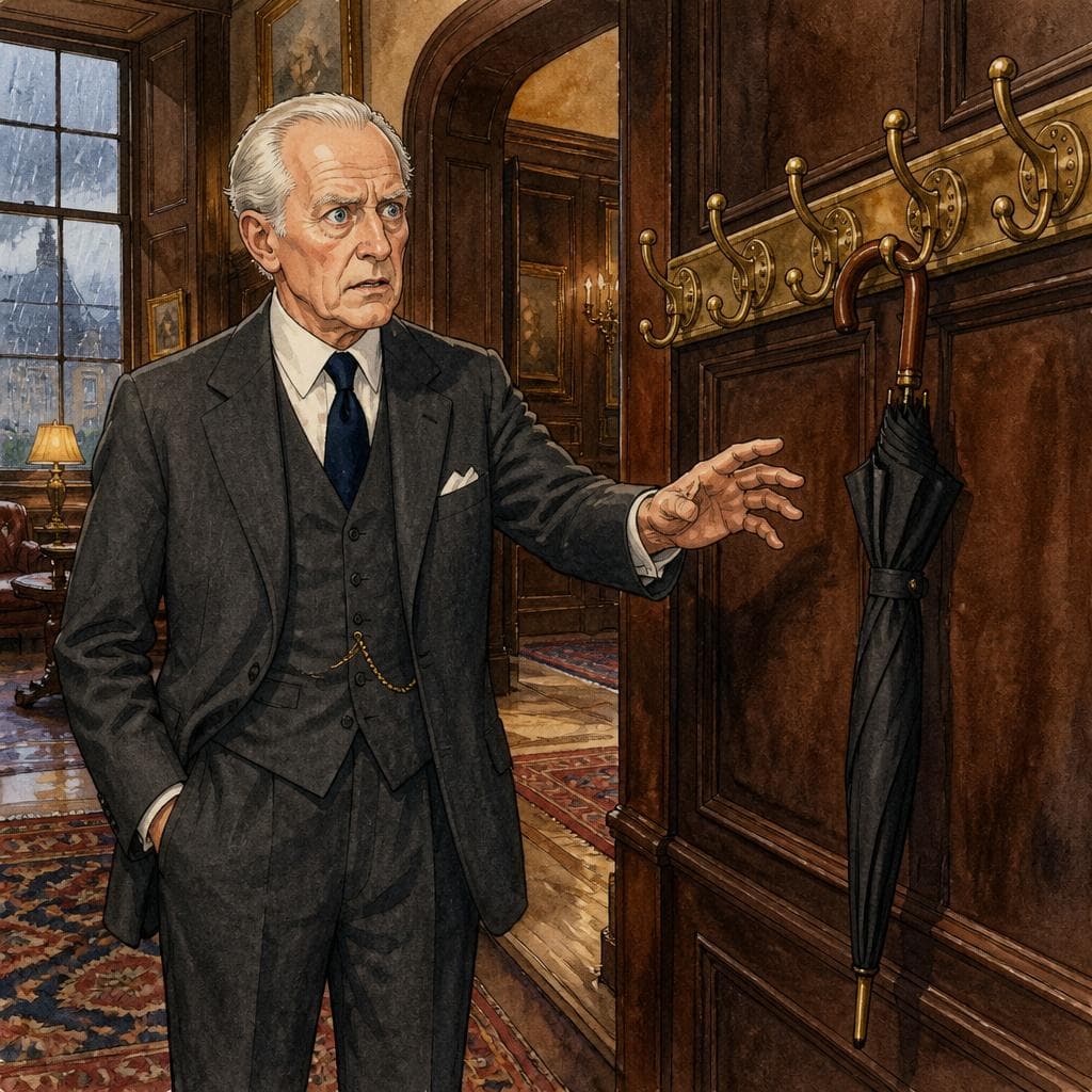 The Wrong Umbrella Taken from the Garrick Club