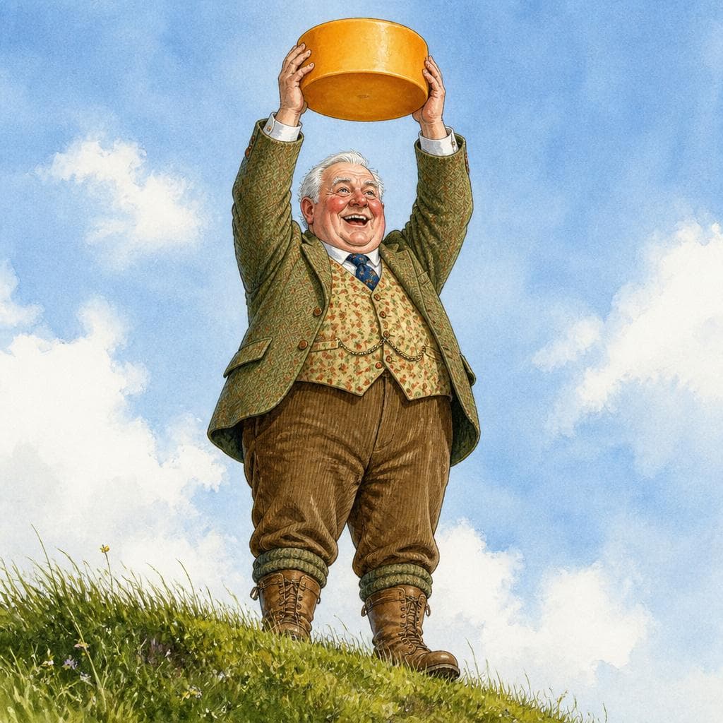 The Cheese That Rolled the Wrong Way Down Cooper's Hill — A2 Food & Cuisine English story