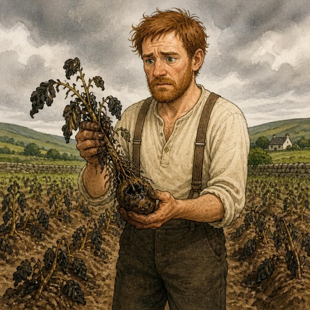The Harvest That Came One Week Too Early — A1 History English story