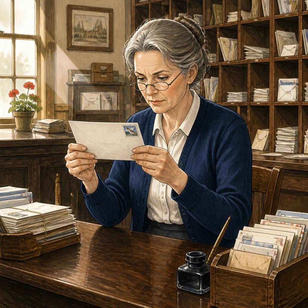 Cover for The Postmistress Who Read Every Letter Twice
