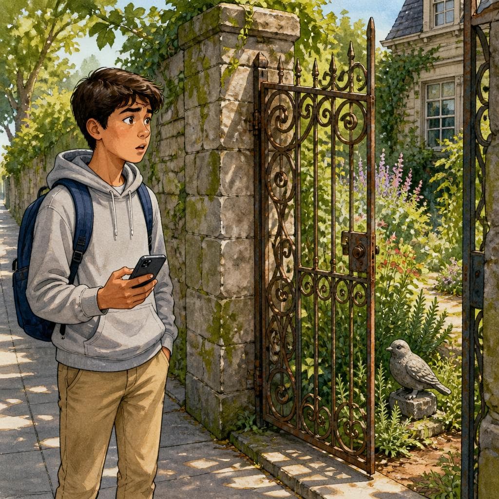 The Garden Gate Left Open the Morning She Disappeared — A2 Mystery & Suspense English story