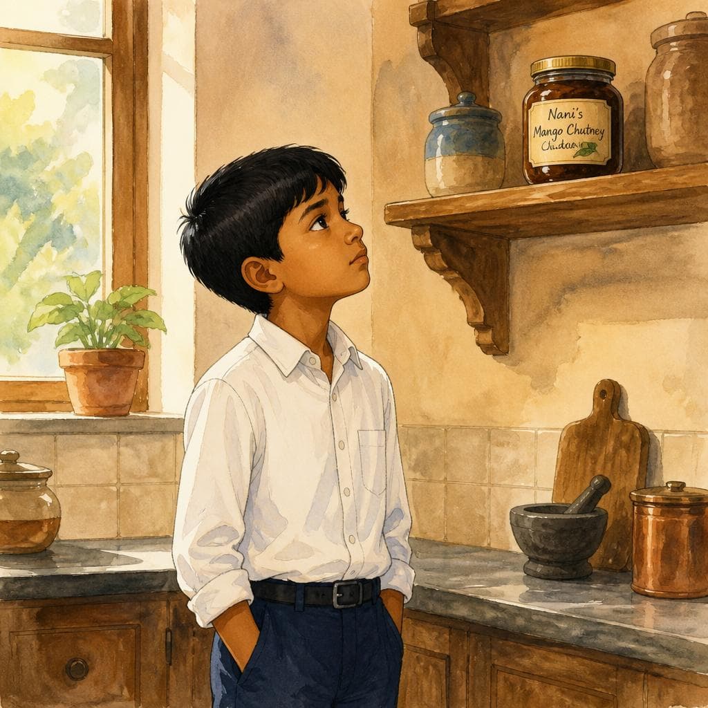 The Jar of Chutney Nobody Would Open After the Wake — A1 Food & Cuisine English story