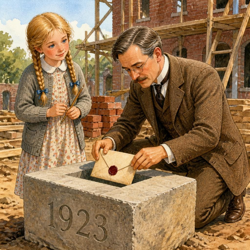 The Envelope Sealed Inside the Cornerstone of the Old School — A1 History English story
