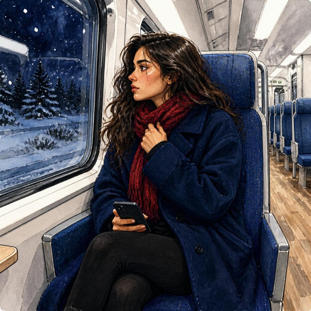 The Carriage Where No One Speaks on the Last Train North — A2 Culture & Travel English story