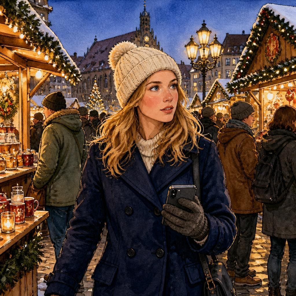 Der Weihnachtsmarkt, der eine Stunde zu früh schloss — A1 Culture & Travel German story
