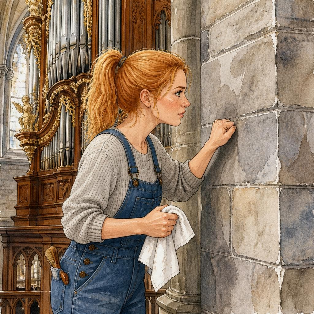 Die Orgelpfeife, die der Dombaumeister einmauerte — A1 German story for learners