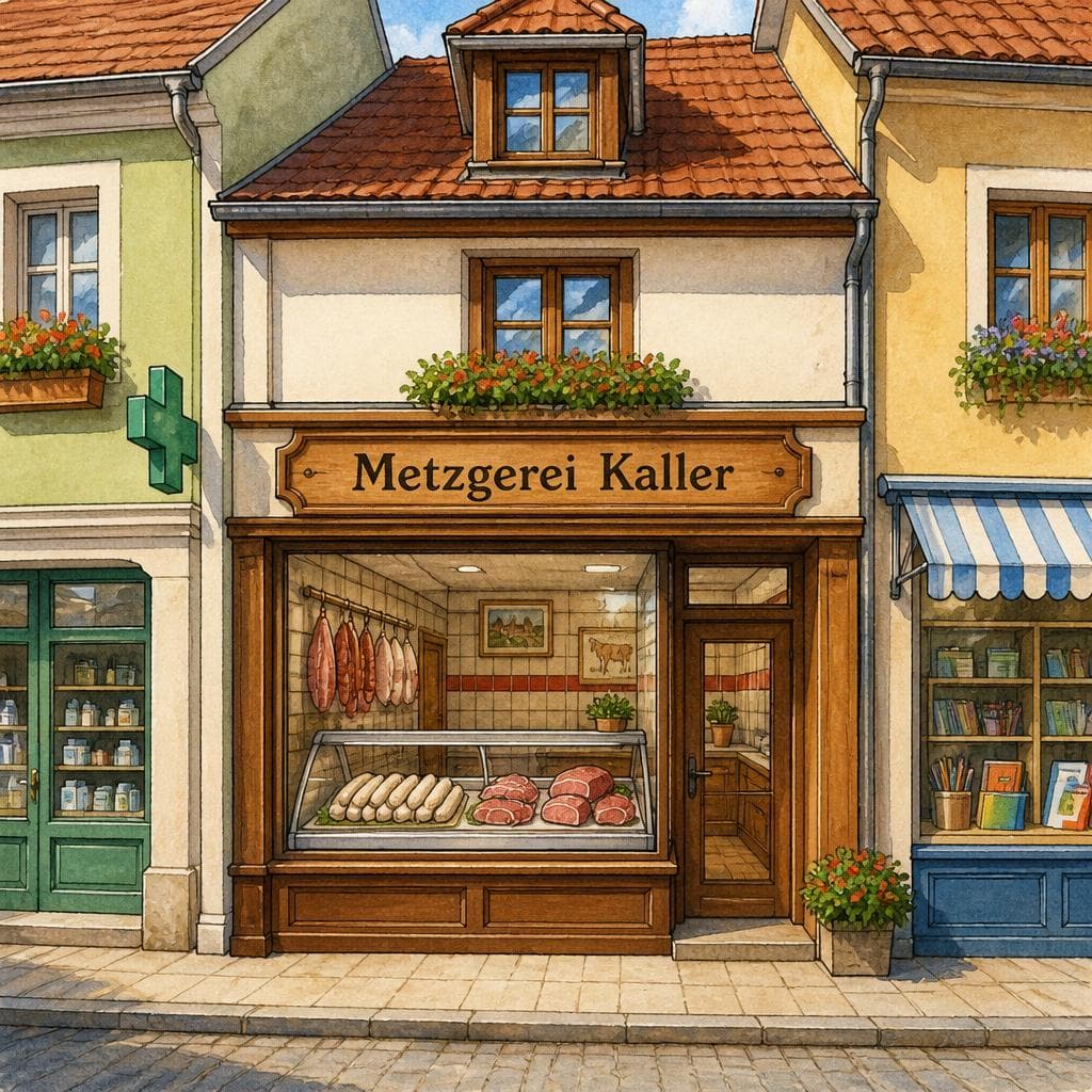 Die Metzgerei, die das Rezept nur mündlich weitergab — B1 Food & Cuisine German story