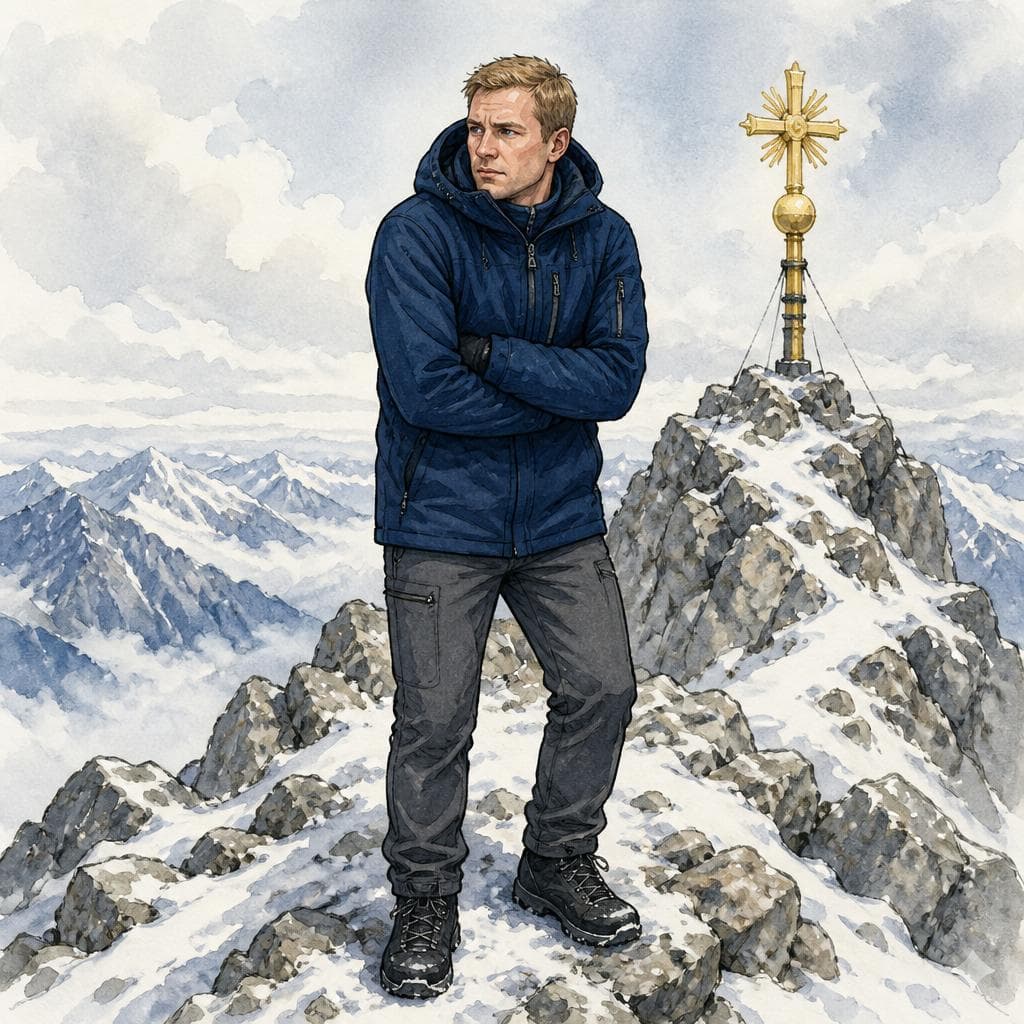 Das Versprechen, das auf der Zugspitze gegeben wurde — B1 Relationships & Drama German story