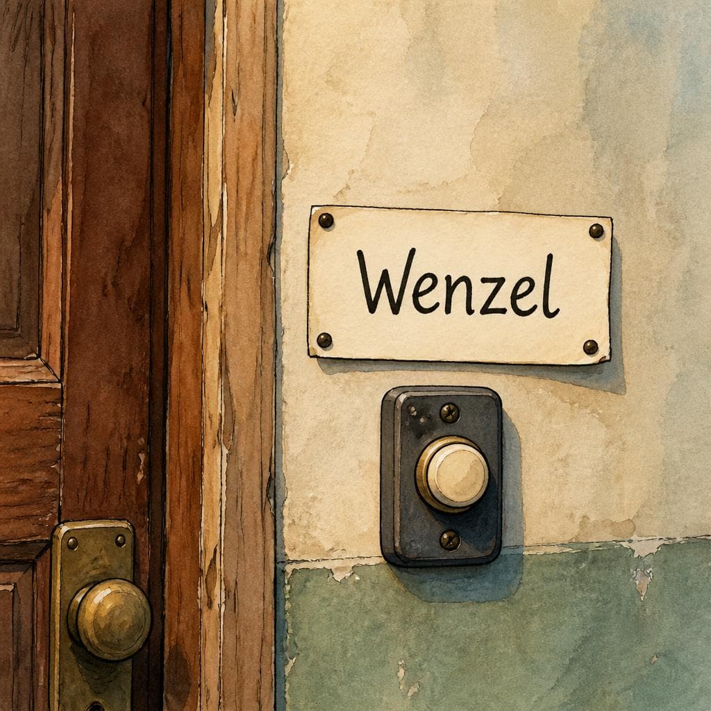 Der falsche Name auf dem Klingelschild im vierten Stock — B1 Daily Life German story