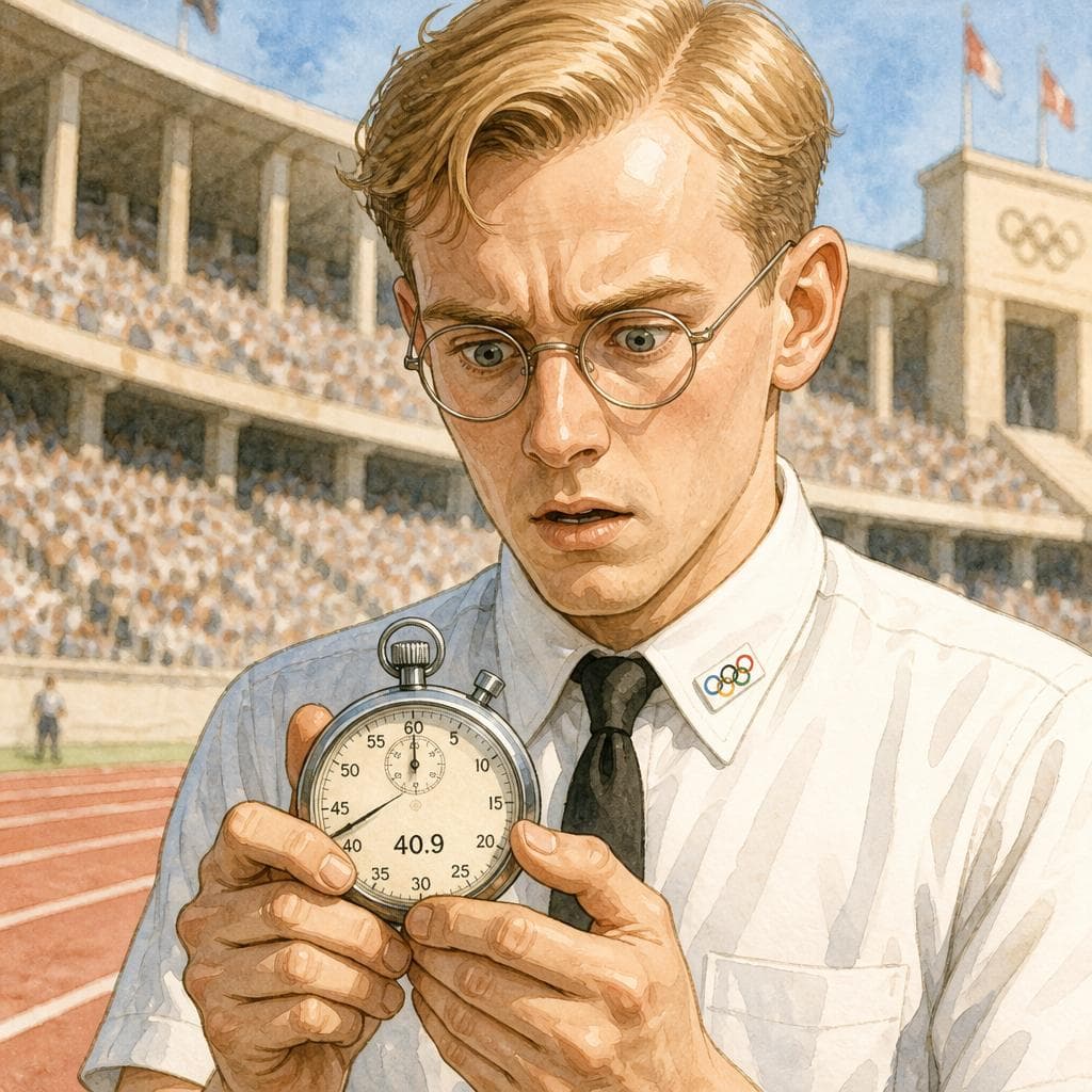 Die Sekunde, die den Berliner Olympiarekord von 1936 ungültig machte — B2 Sports German story