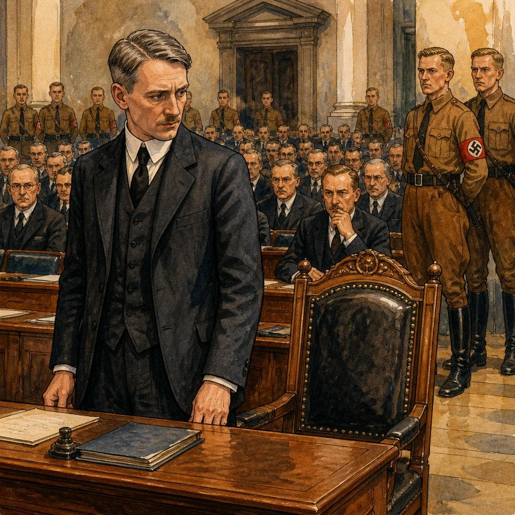 Der leere Stuhl im Reichstag — A1 History German story