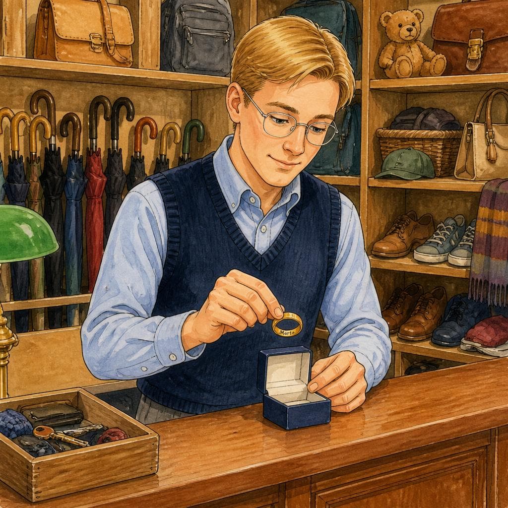 Der Ring im Fundbüro Leipzig — A1 Mystery & Crime German story