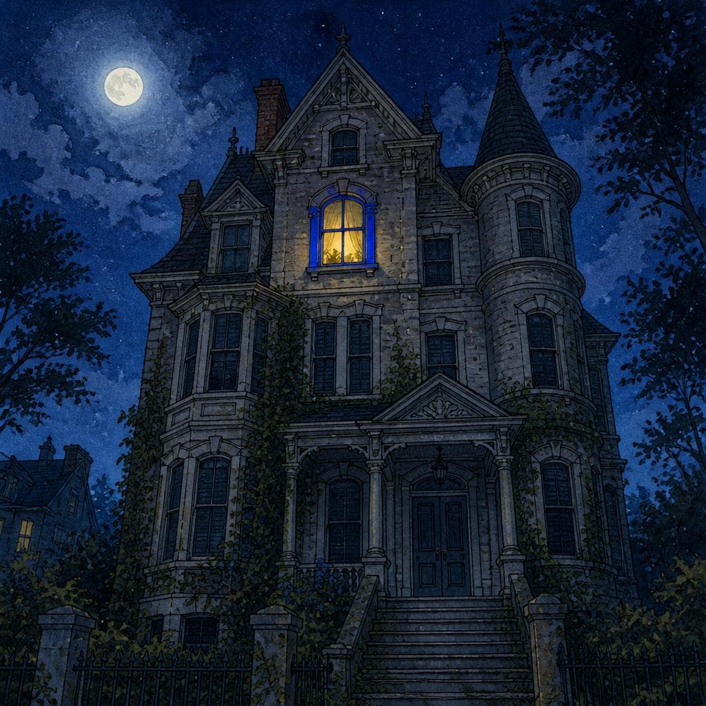 Das Fenster im dritten Stock, das sich jede Nacht öffnet — A0 German story for learners