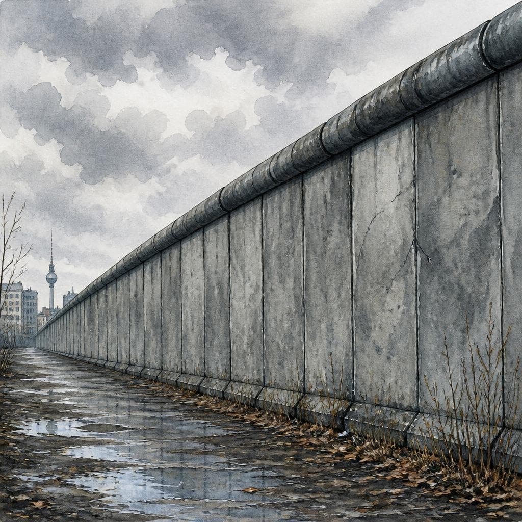 Der erste Hammerschlag gegen die Berliner Mauer — A0 German story for learners