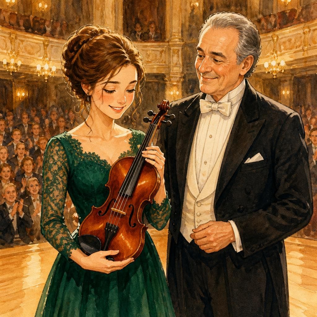 Die Geigensaite, die beim letzten Konzert in Weimar riss — A1 German story for learners
