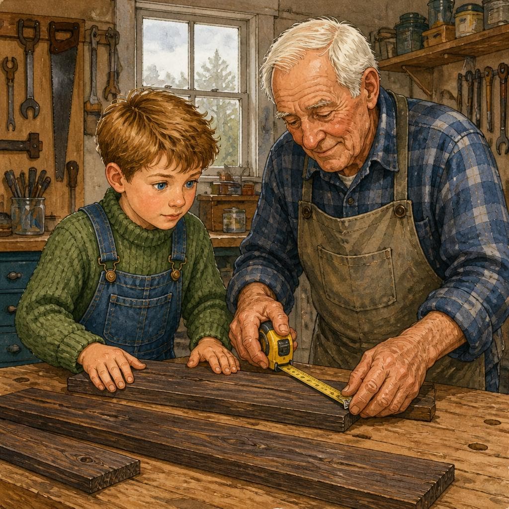 Das Vogelhaus aus altem Holz — A1 German story for learners