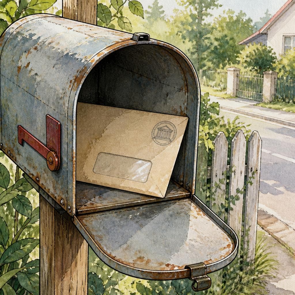 Der Briefkasten, den zwei Familien seit zwanzig Jahren teilen — B1 Daily Life German story