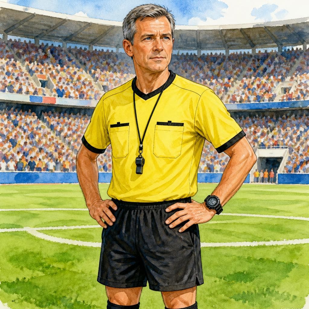 Der Schiedsrichter, der in der 89. Minute die Uhr anhielt — A2 Sports German story