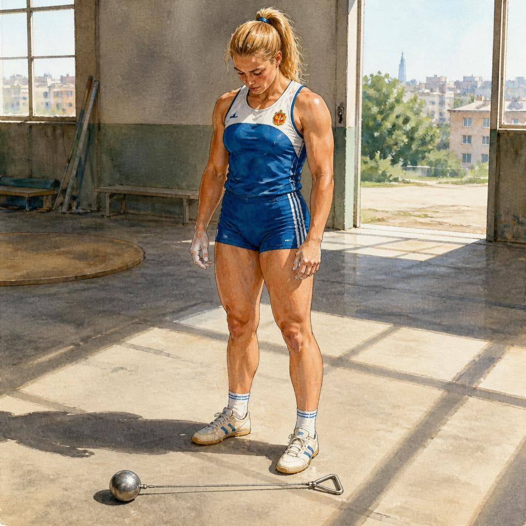Der Hammerwurf, den die DDR-Athletin verweigerte — B2 Sports German story