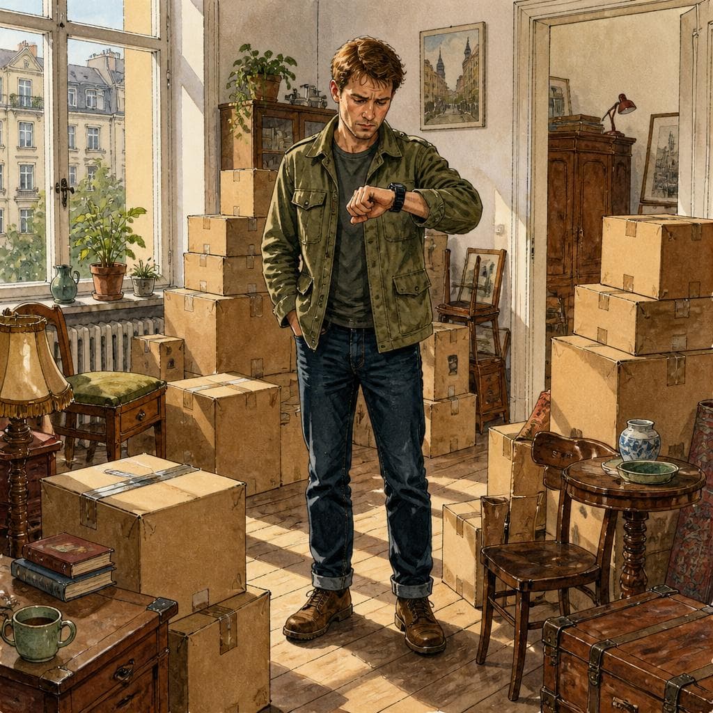 Cover for Das Fenster, das der Umzugswagen nicht passieren konnte