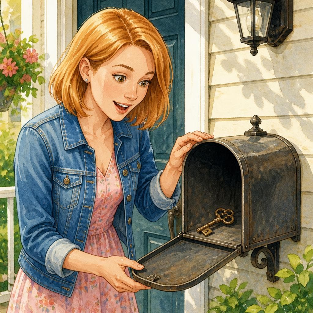 Der fremde Schlüssel im Briefkasten — A0 Mystery & Crime German story