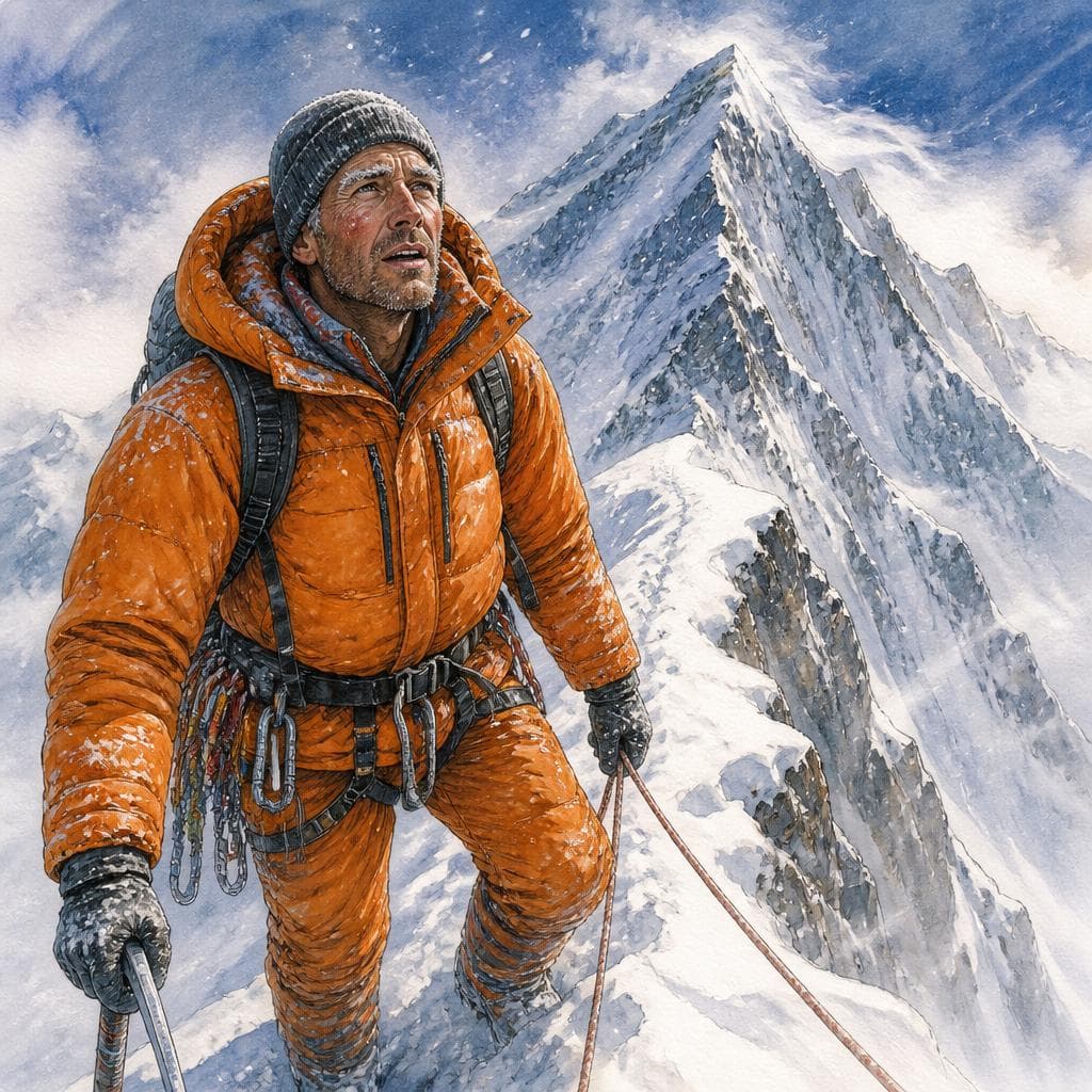 L'Alpiniste qui a Renoncé à Dix Mètres du Sommet — B2 Sports 프랑스어 스토리