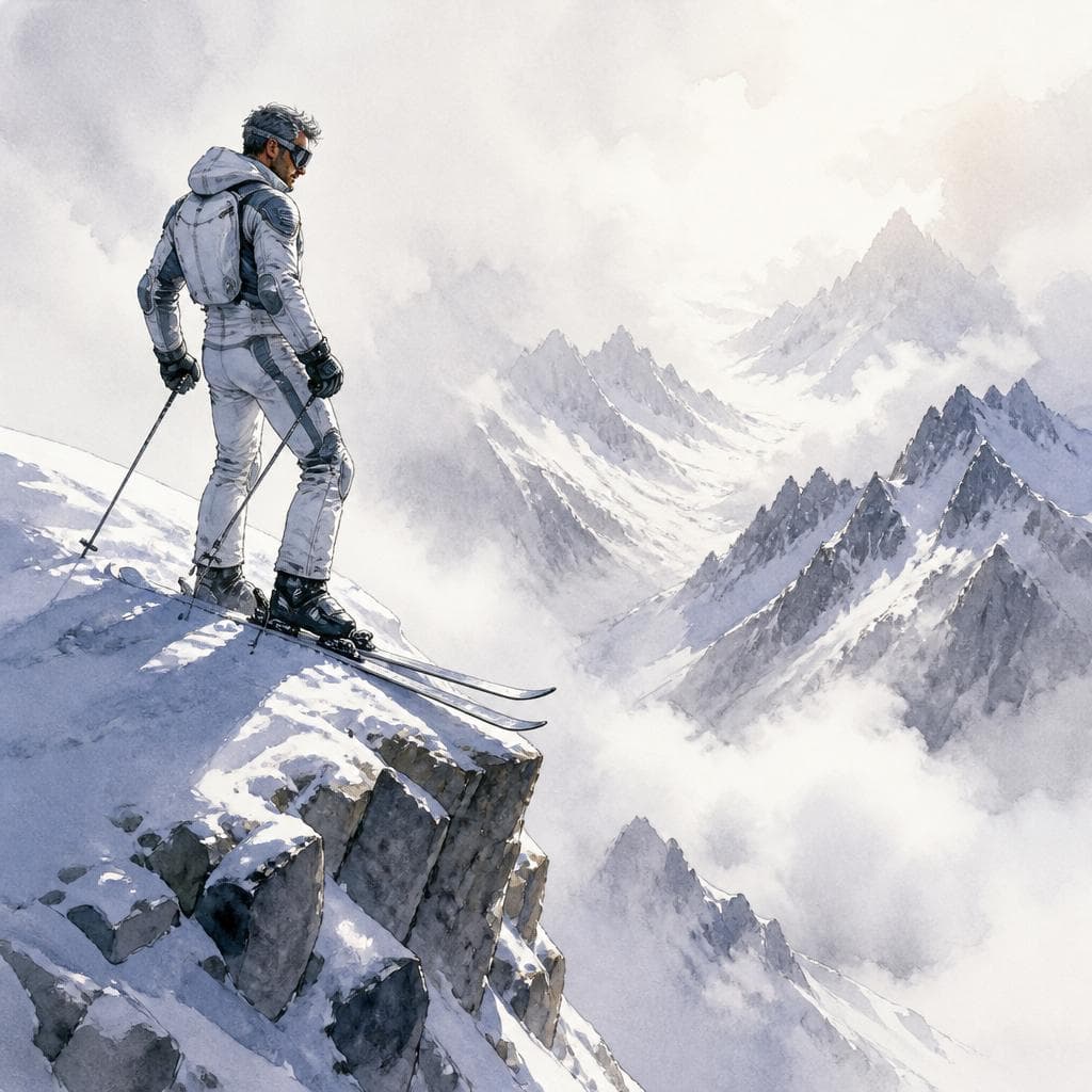 La Dernière Descente du Fantôme de Chamonix — B1 Sports fransk berättelse