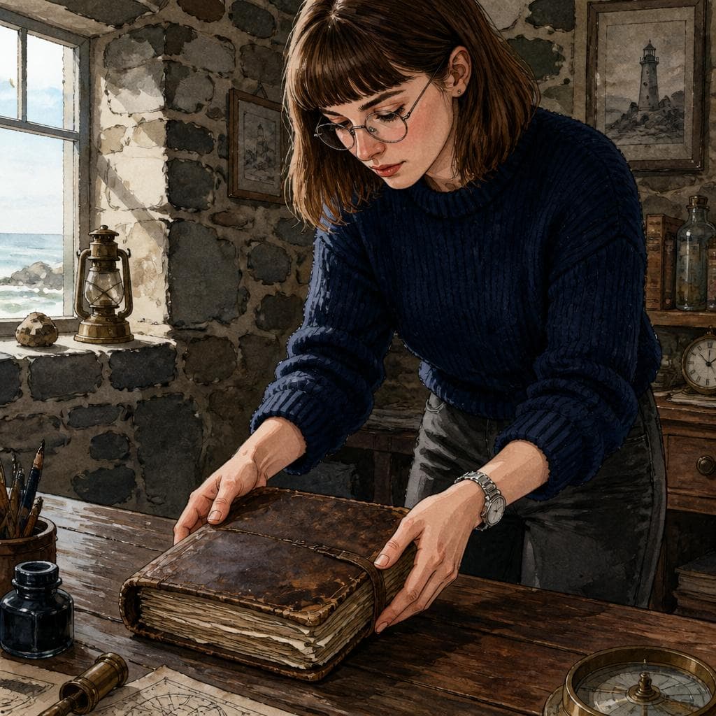 Le Dernier Message du Gardien du Phare d'Ouessant — Storia francese B2 Mystery & Suspense