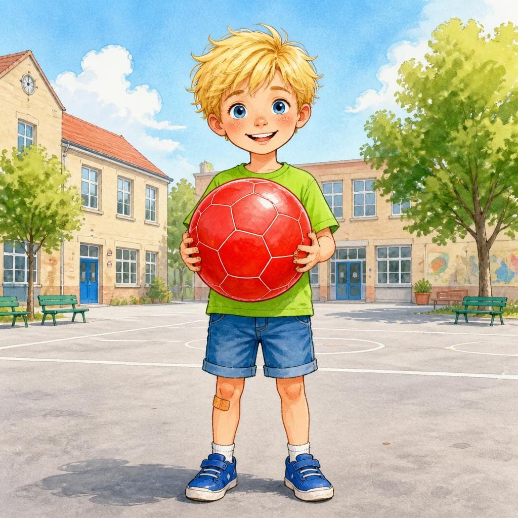 Le Ballon Perdu de la Cour de Récré — A0 Sports French story