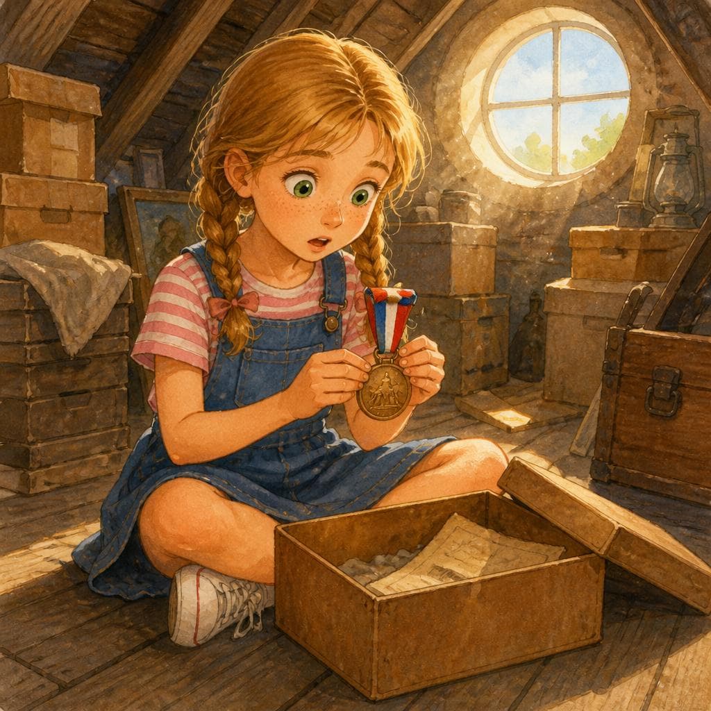 La Médaille dans la Boîte à Chaussures de Pépé — A1 History französische Geschichte