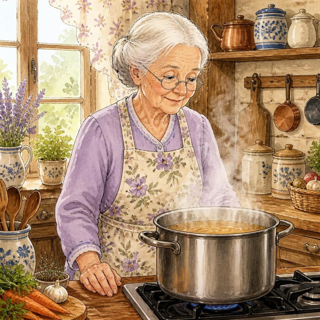 Le Sel Oublié dans la Soupe de Mémé — A0 Food & Cuisine französische Geschichte