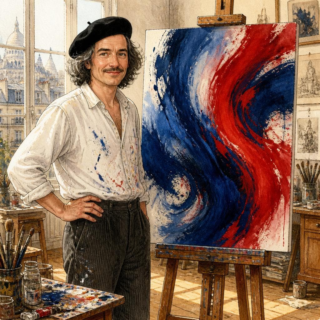 Le Pinceau Cassé du Peintre de Montmartre — A0 Music & Arts フランス語物語