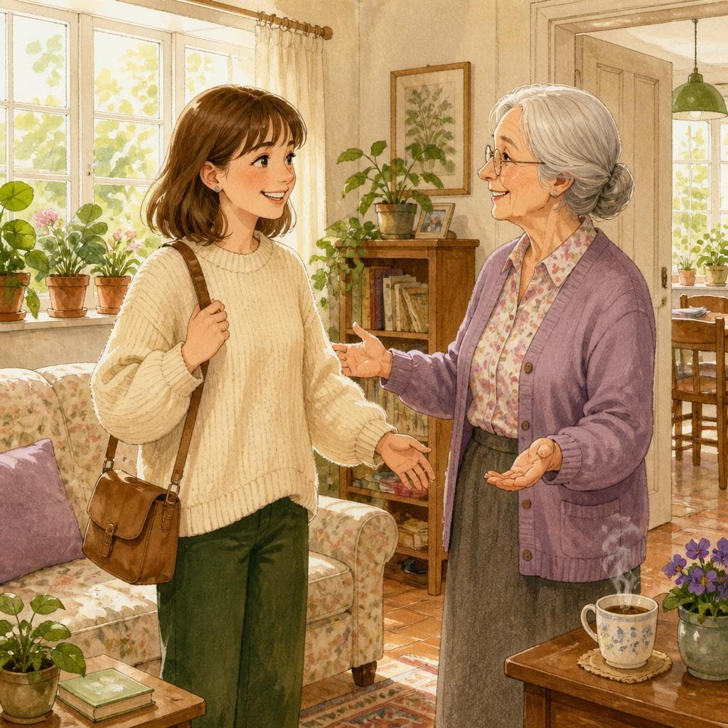 La Photo Retournée sur le Buffet de Tante Hélène — Histoire française A2 Relationships & Drama