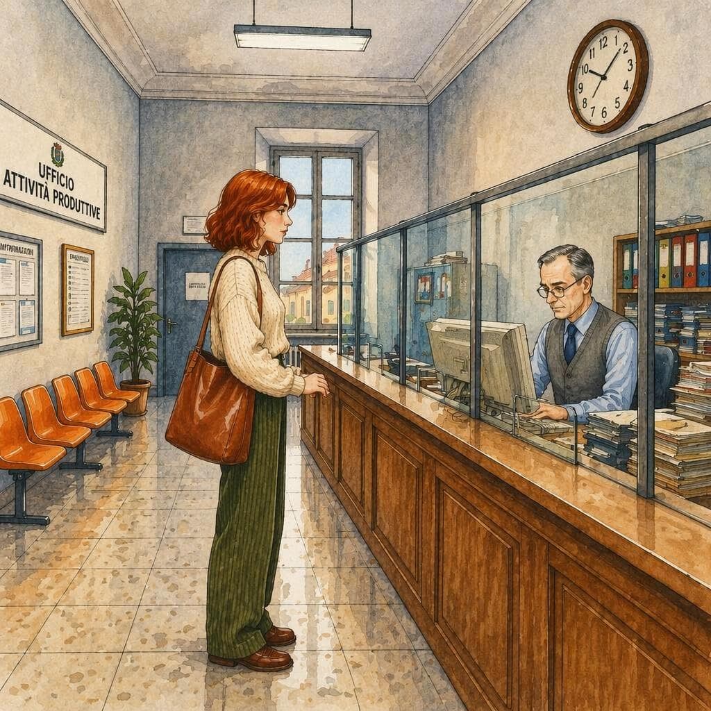 Il Permesso che Non Arrivò Mai — B1 Daily Life Italiaans verhaal
