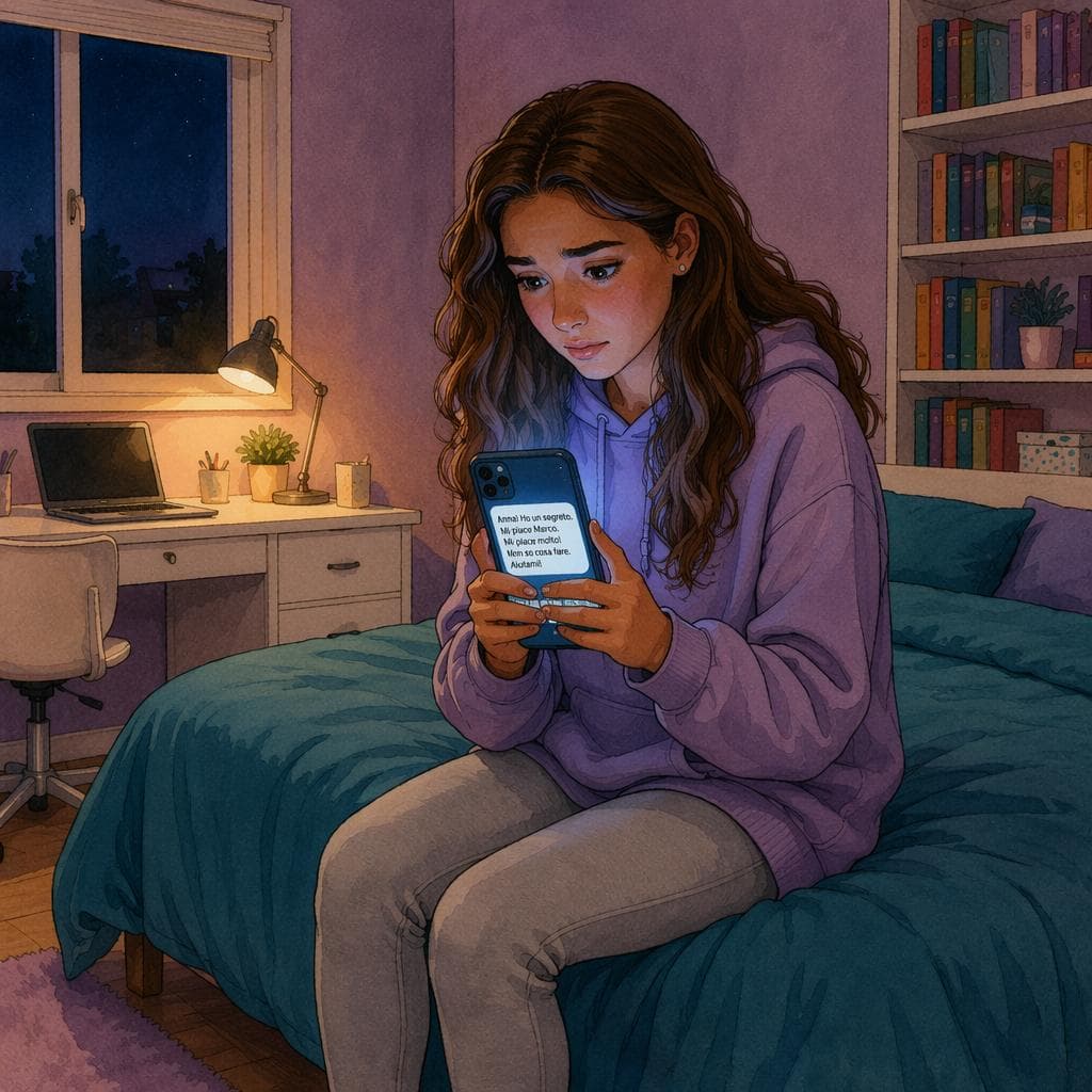 Il Messaggio Mandato alla Persona Sbagliata — A1 Relationships & Drama Italiaans verhaal