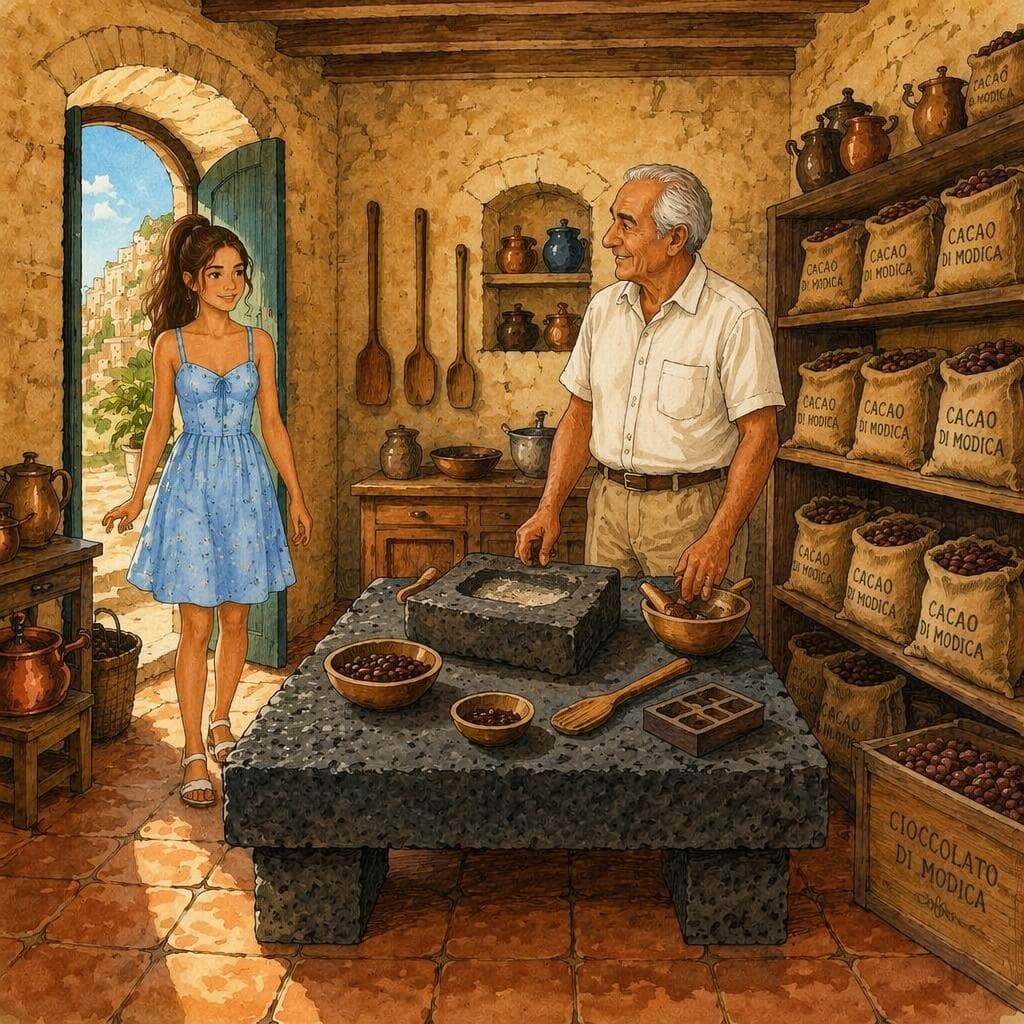 Il Cioccolato di Modica che Non Si Scioglie — A2 Food & Cuisine Italiaans verhaal