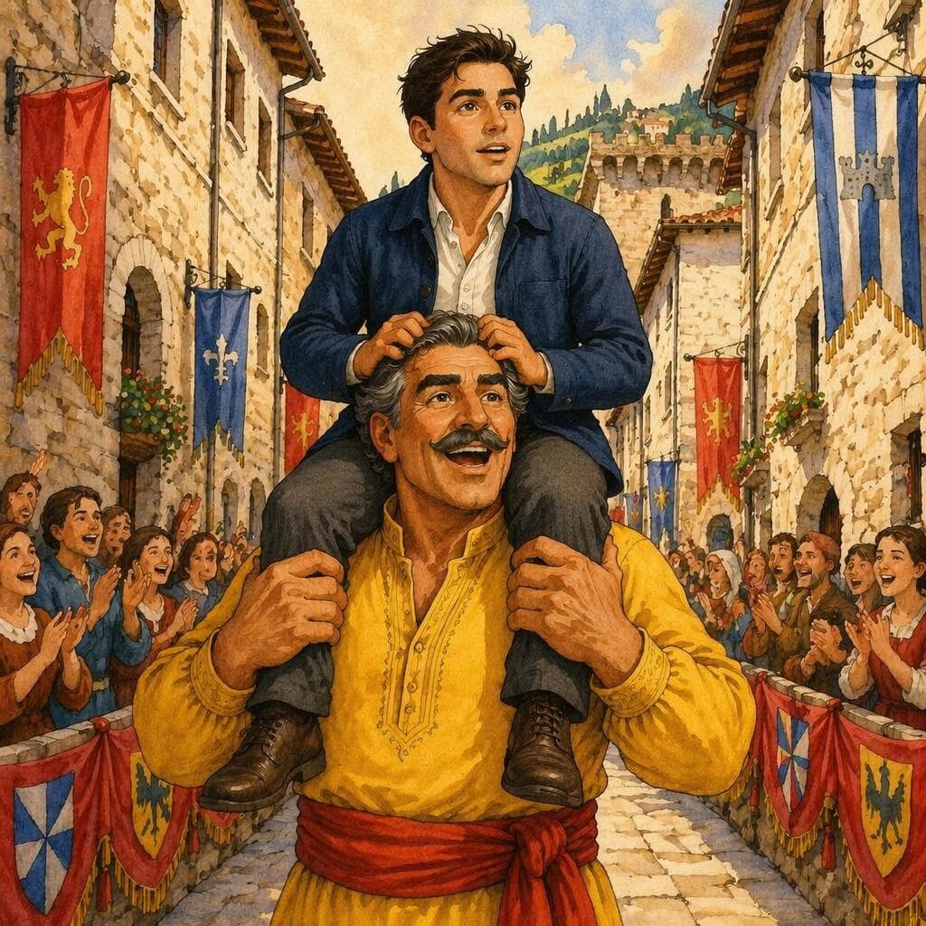La Corsa dei Ceri che Non Ha Vincitori — B2 Culture & Travel Italiaans verhaal