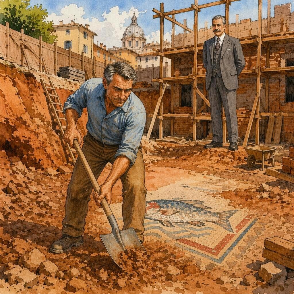 Il Muratore che Trovò Roma sotto i Piedi — B1 History Italiaans verhaal