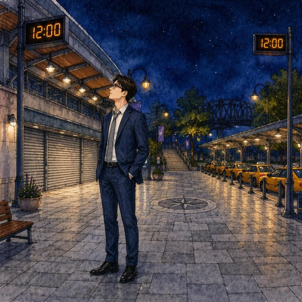 終電に乗り遅れた夜 — A0 Daily Life história japonesa