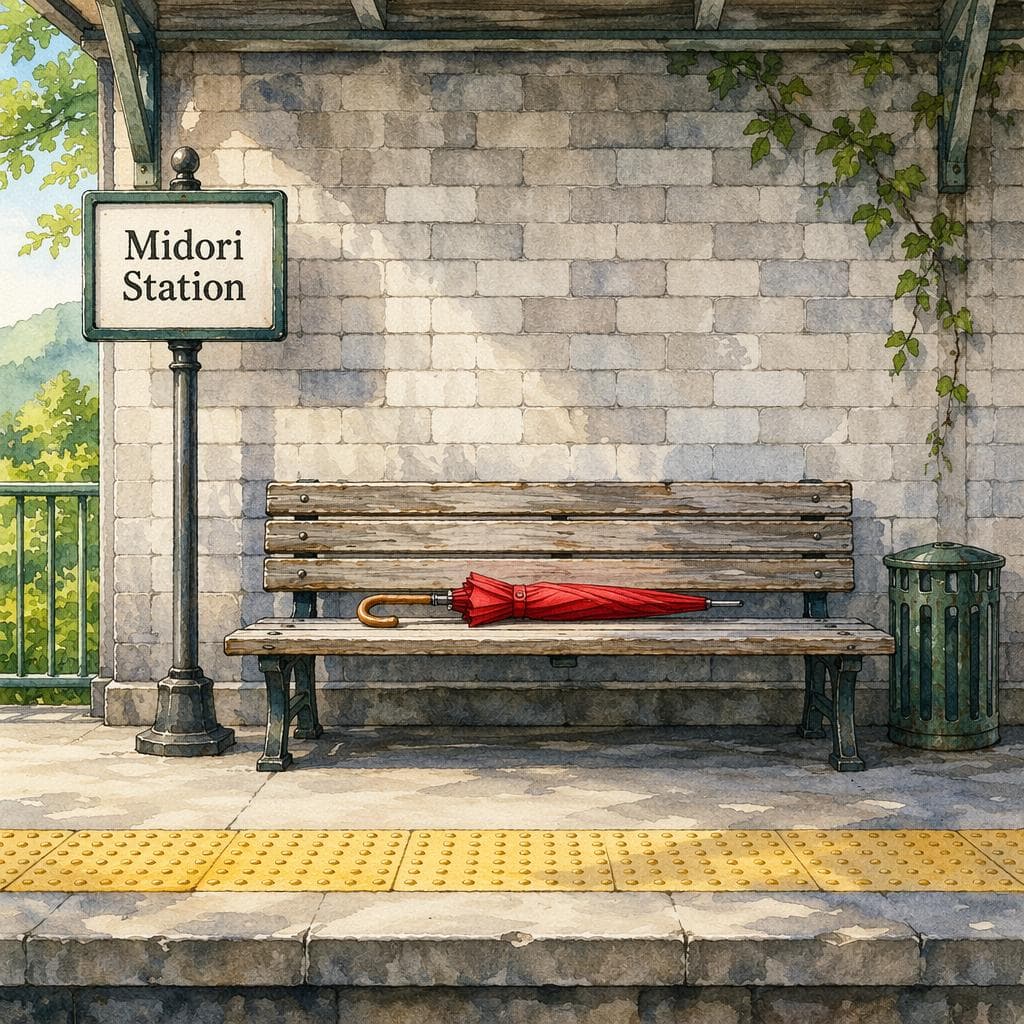 駅に残された傘 — A1 Mystery história japonesa
