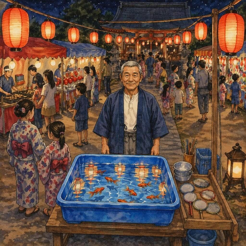 縁日で売れ残った金魚 — A1 Culture & Travel história japonesa