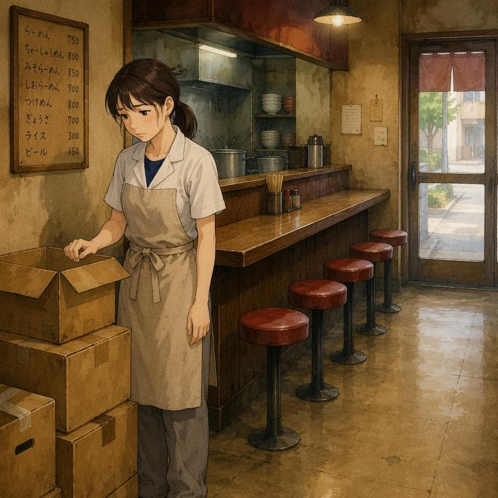 閉店前夜に残された祖父の隠し味 — B1 Food & Cuisine história japonesa
